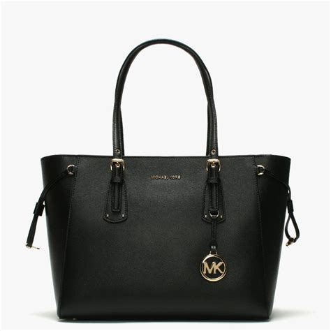 small black michael kors tote|Michael Kors handbags small black.